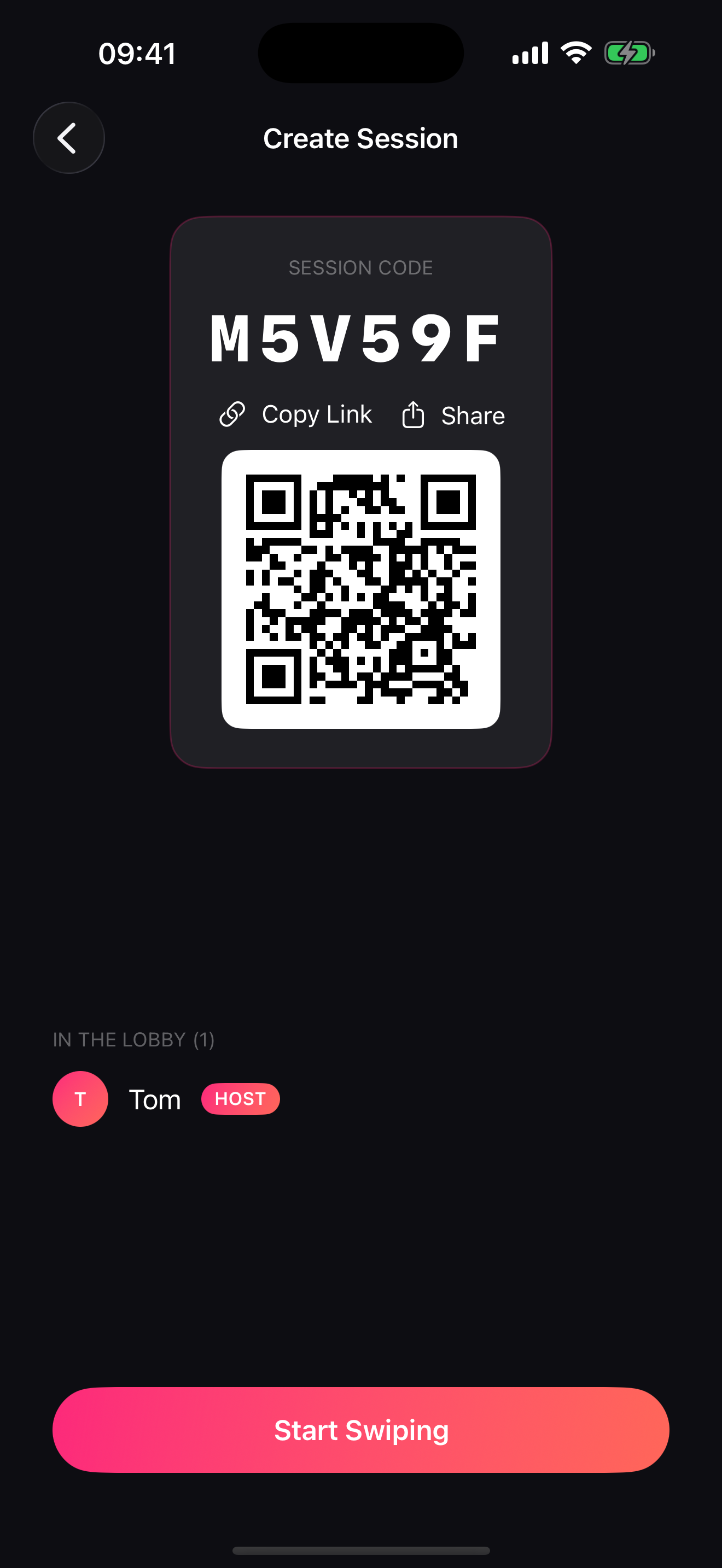 FlixMatch screen