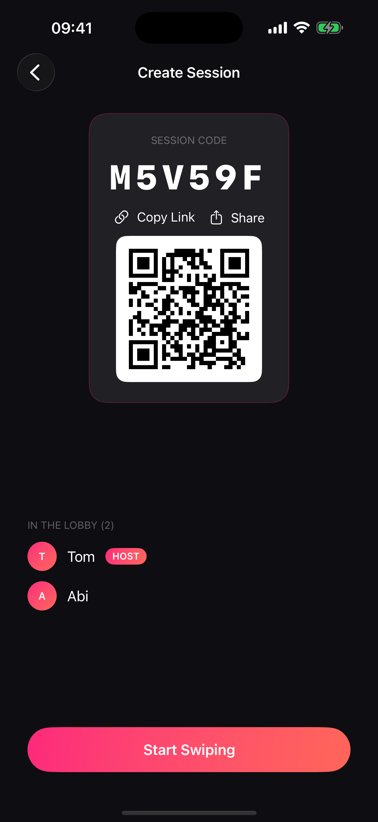 FlixMatch screen