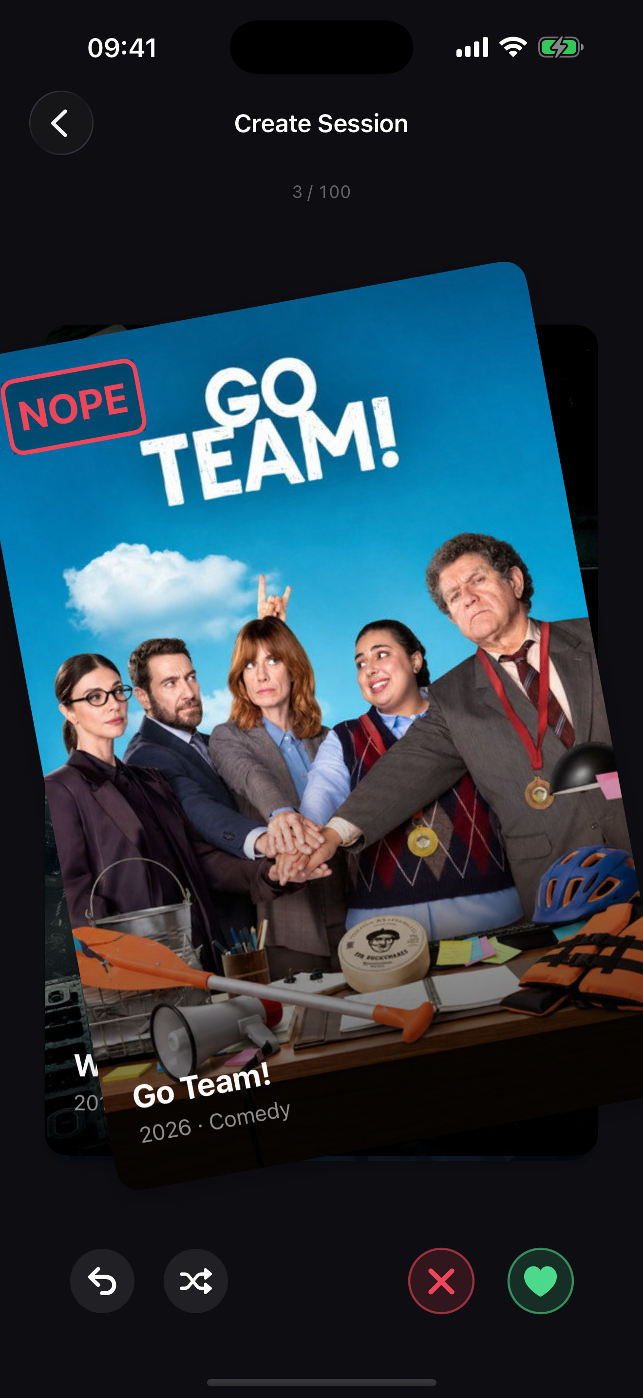 FlixMatch screen