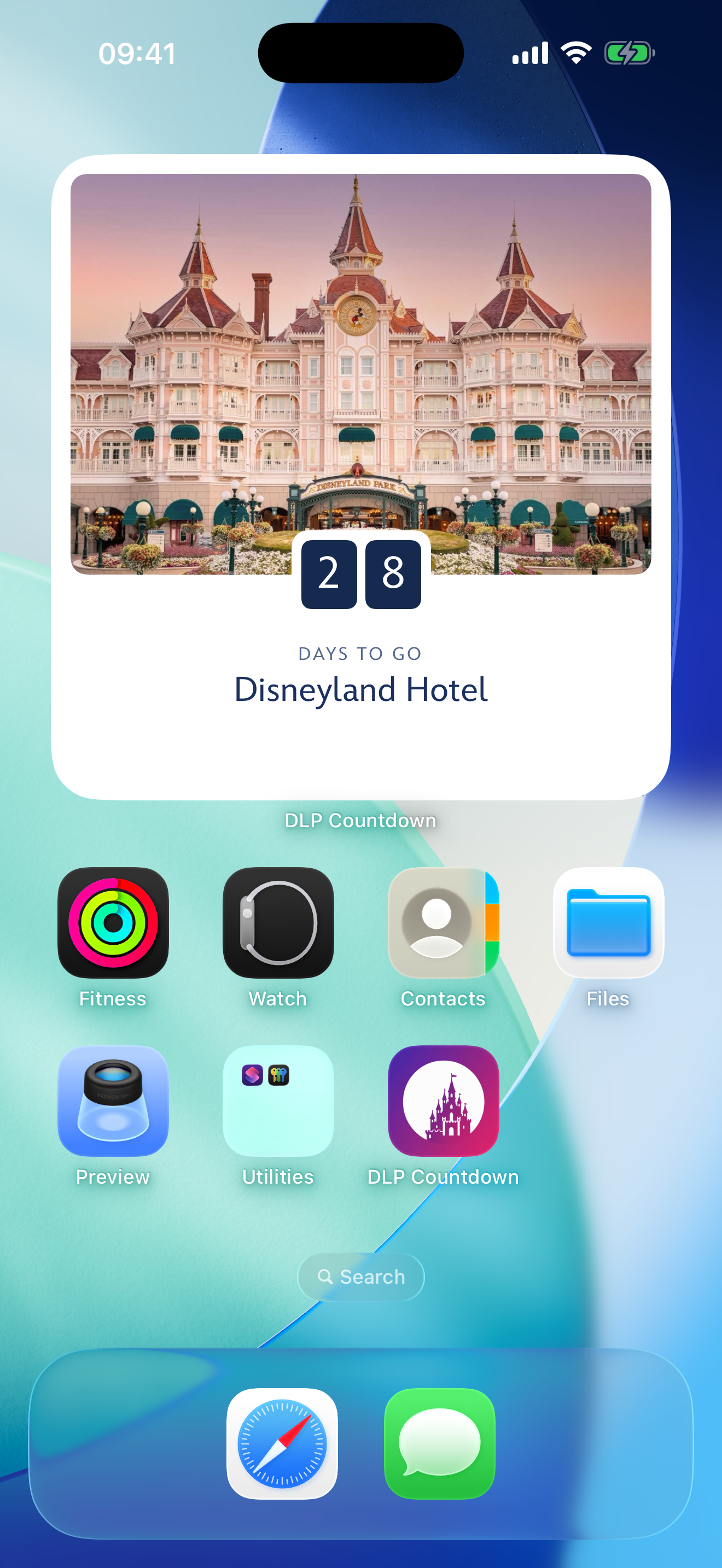 DLP Countdown widget, another size